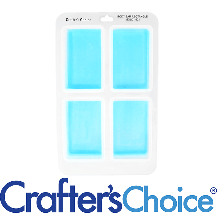Body Bar Rectangle Silicone Soap Mold 1621