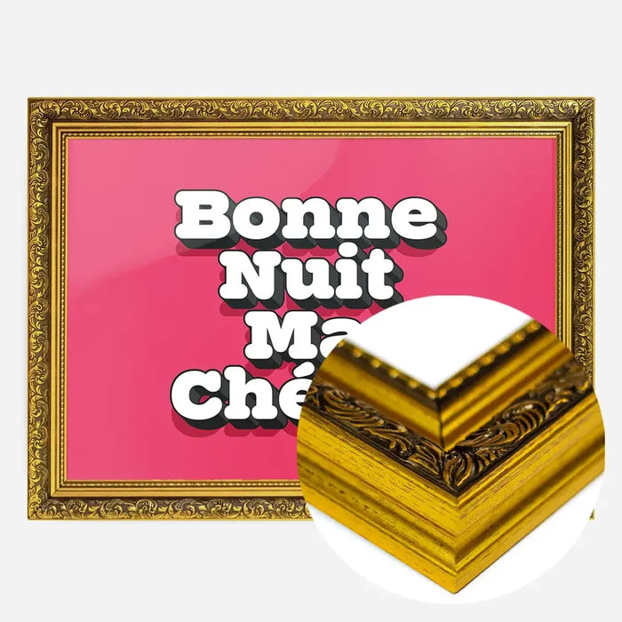 21x30cm | 8¼ x 11¾in / Gold Ornate Frame