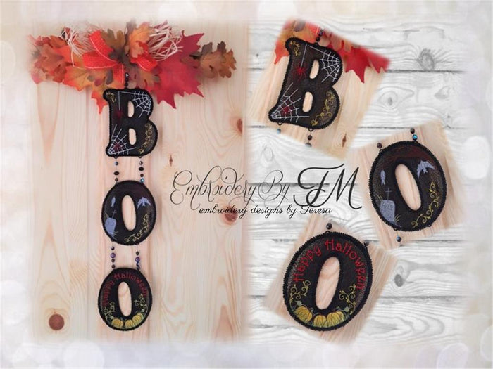 BOO - fsl / 5x7 hoop