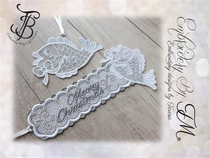 Bookmark with fish + Christmas decoration
