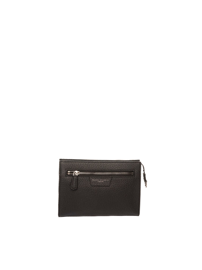 GIANNI CHIARINI borsa a mano pelle nera 18290 GRNCRV-001