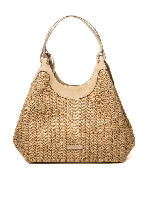 GIANNI CHIARINI borsa a spalla dua beige 12340 DUA-211