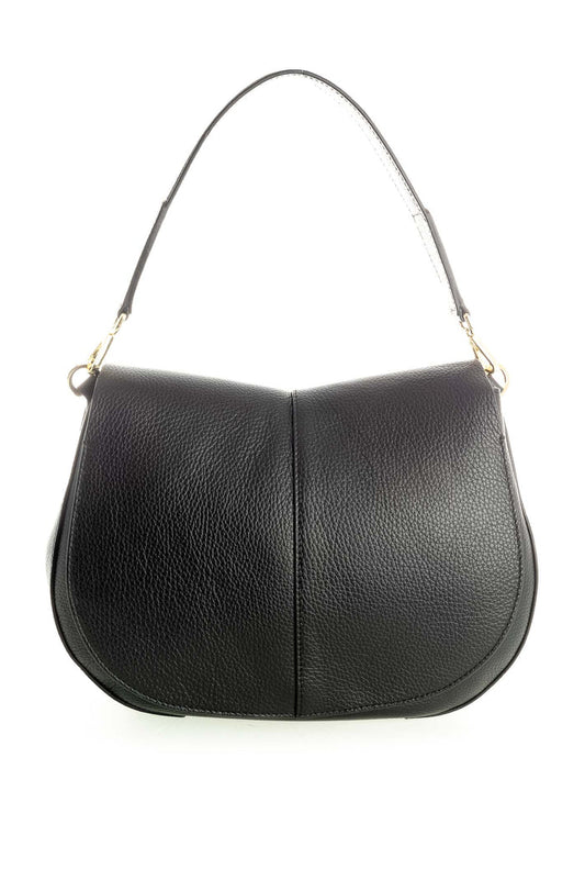 GIANNI CHIARINI borsa a spalla helena round nera 6037 HELENA ROUND-001
