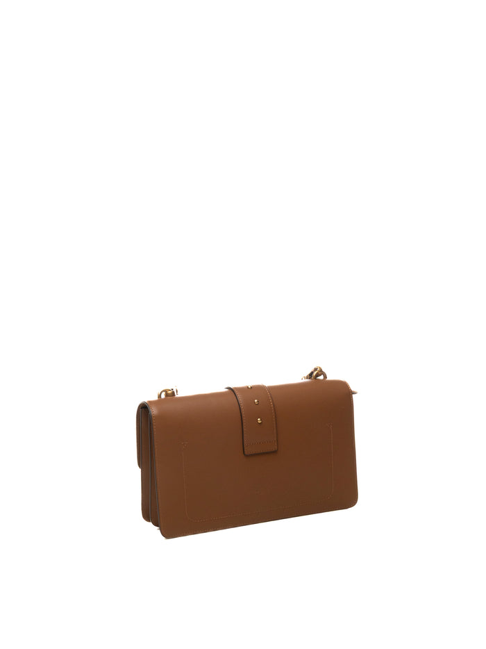 PINKO borsa a spalla love one classic marrone/oro 105857-A0F1 LOVE ONE CLASSIC-L17Q