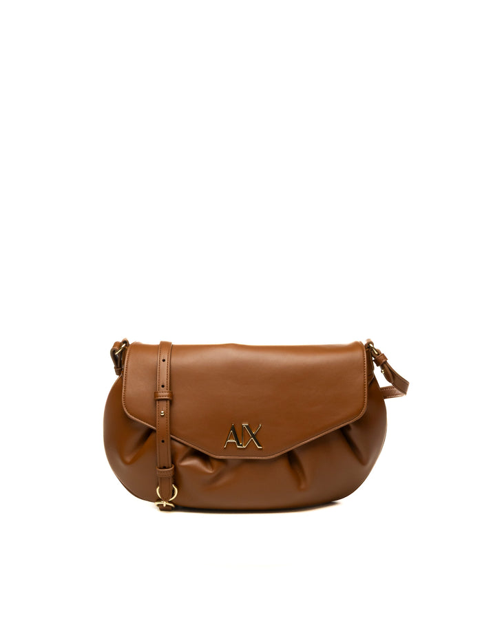 ARMANI EXCHANGE borsa a spalla marrone XW002163 AF19894-U6123