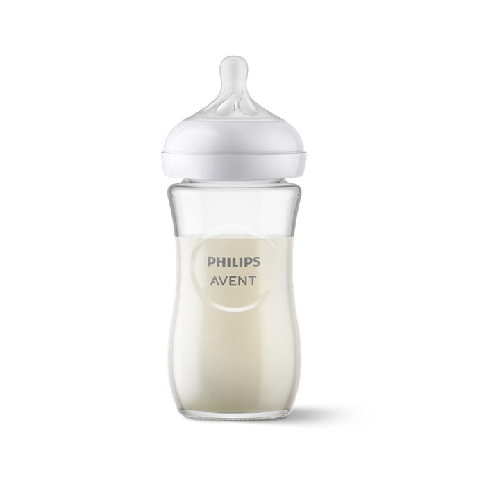 PHILIPS AVENT Bottle Natural 8.0 Glass 4oz 1P | Isetan KL Online Store