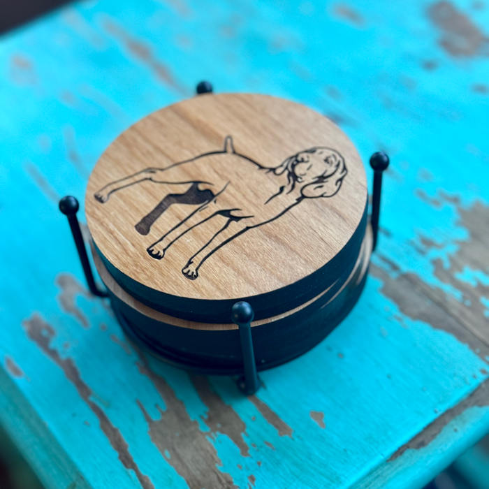 Bracco Italiano Coaster Set