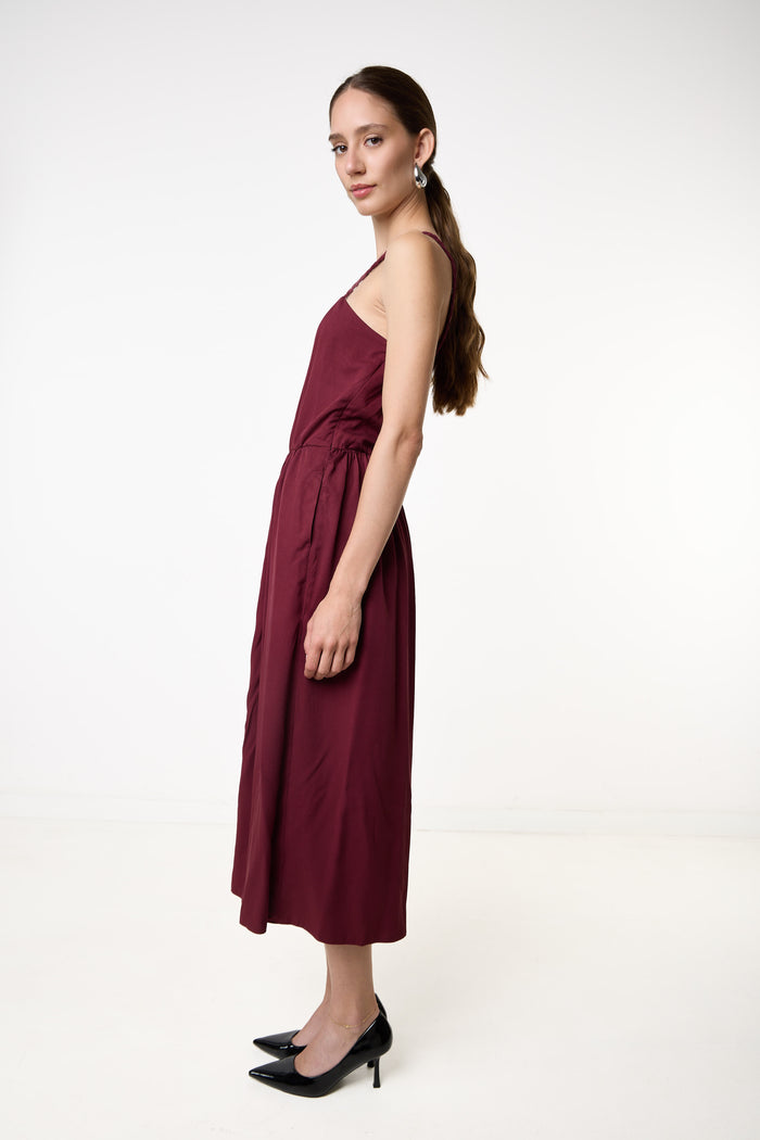 Braided strap midi dress wholesale