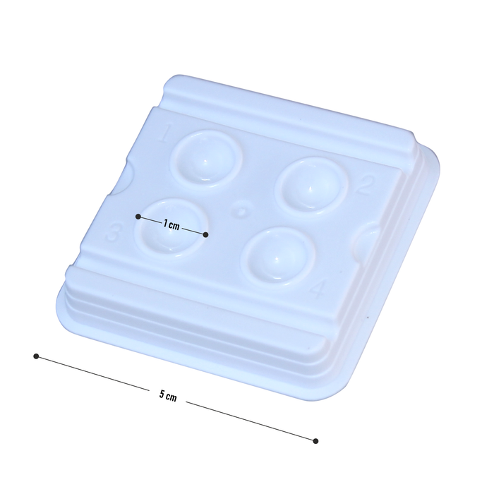 Brawna - Disposable PMU Ink Tray with 4 Wells - Pink