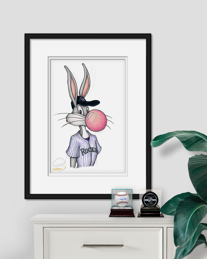 Bubblegum Bugs x MLB Rockies Limited Edition Art Print