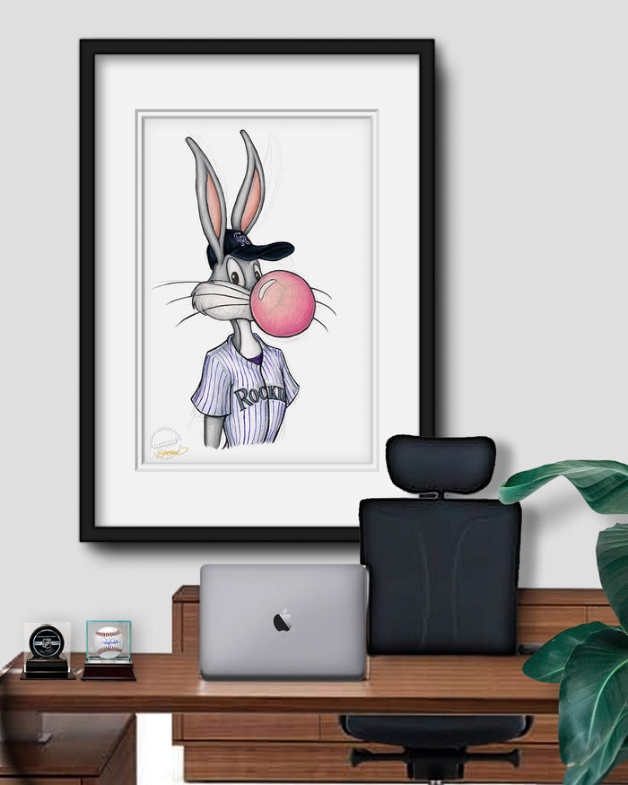 Bubblegum Bugs x MLB Rockies Limited Edition Art Print