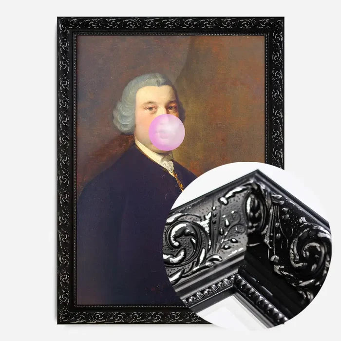 21x30cm | 8¼ x 11¾in / Black Ornate Frame