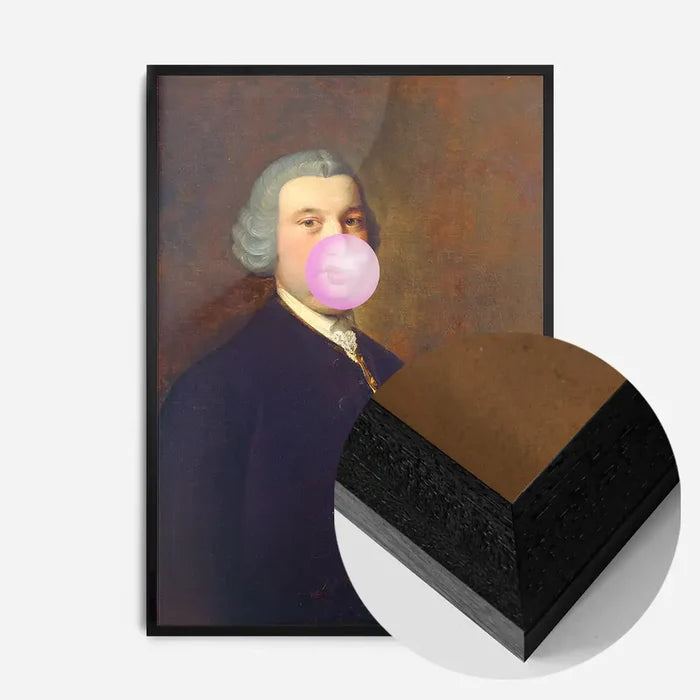 21x30cm | 8¼ x 11¾in / Black Wood Frame
