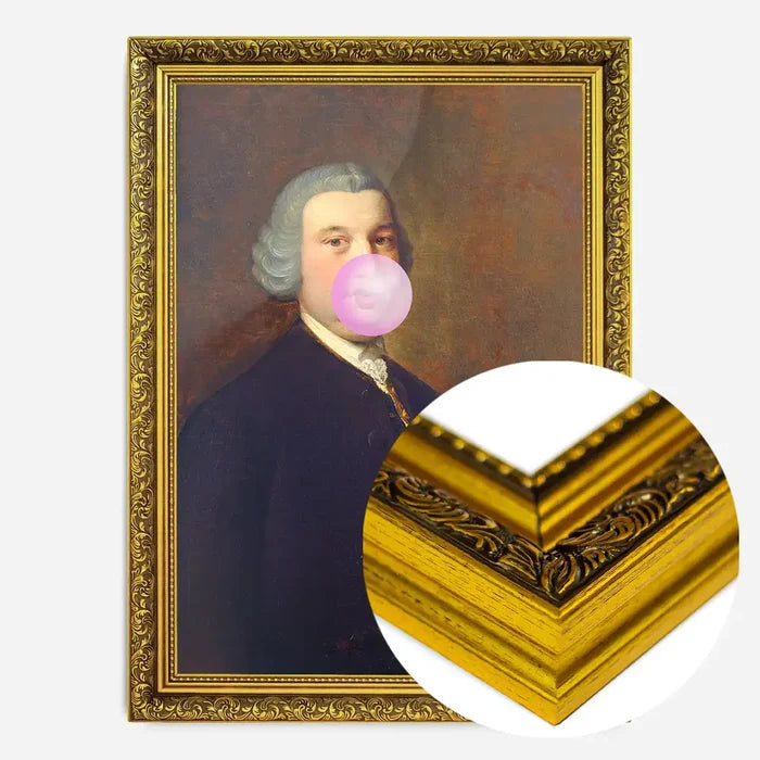 21x30cm | 8¼ x 11¾in / Gold Ornate Frame