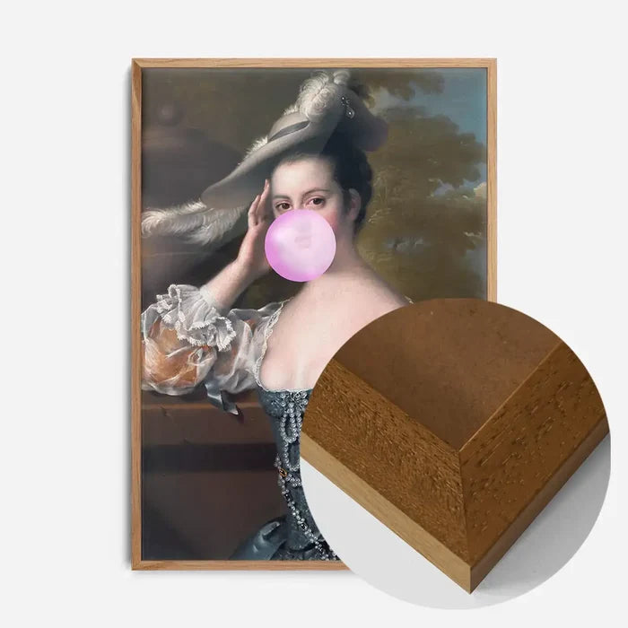 21x30cm | 8¼ x 11¾in / Oak Wood Frame