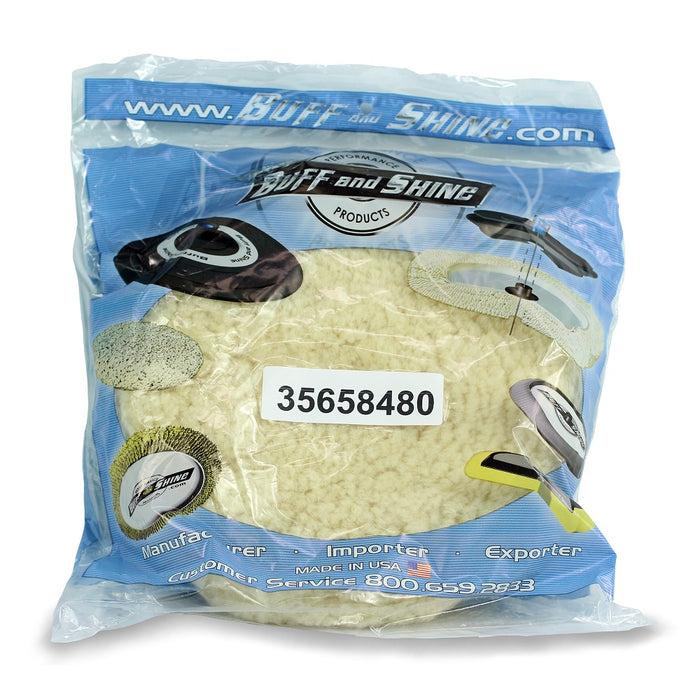8 inch buff and shine pad in package
