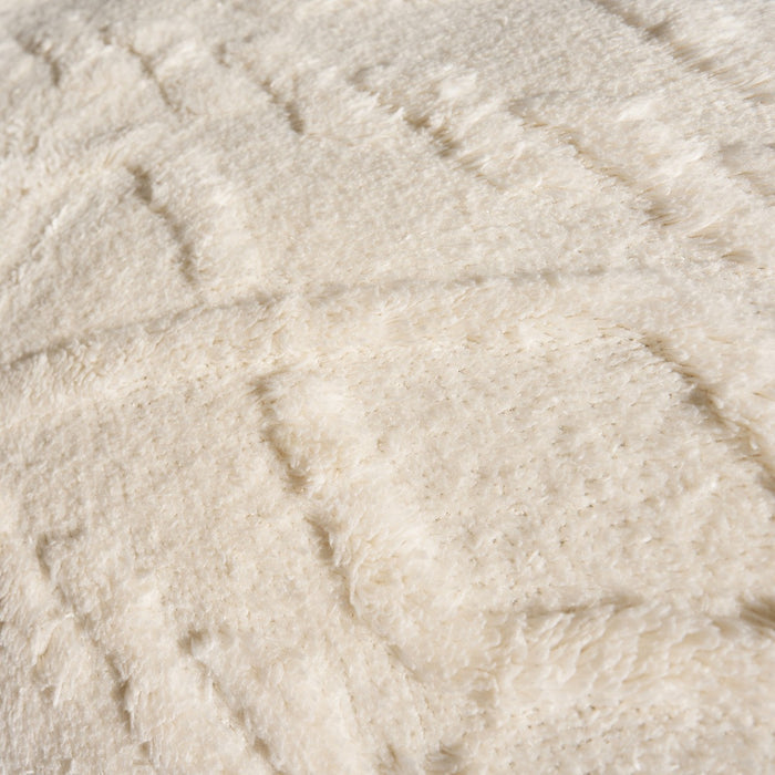 Cable Knit Bolster Pillow - Cream 🇬🇧