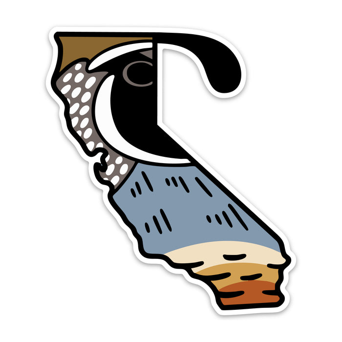 California Valley Quail Decal Sticker