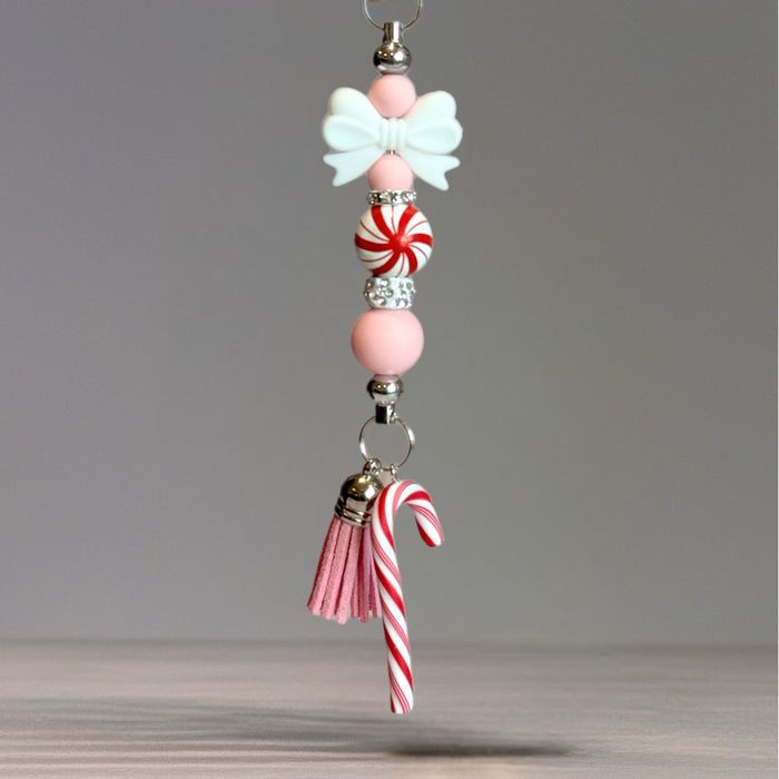 Candy Cane Deluxe Bar Charm- Tumbler Handle Charm