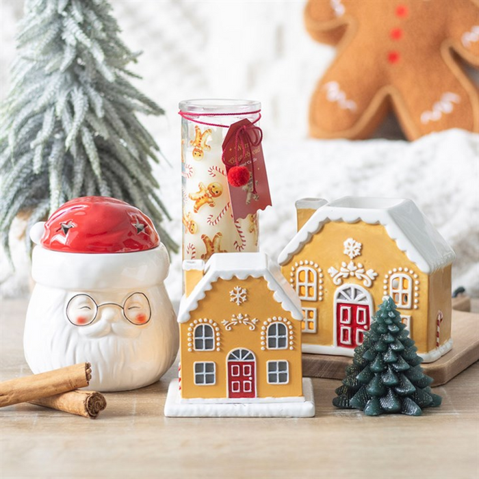 Candy Cane Gingerbread House Incense Cone Holder 🇬🇧