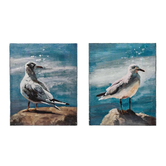 Canvas Wall Décor with Seagull - Madison's Niche