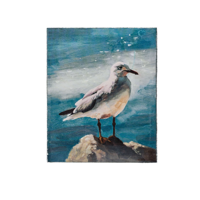 Canvas Wall Décor with Seagull - Madison's Niche