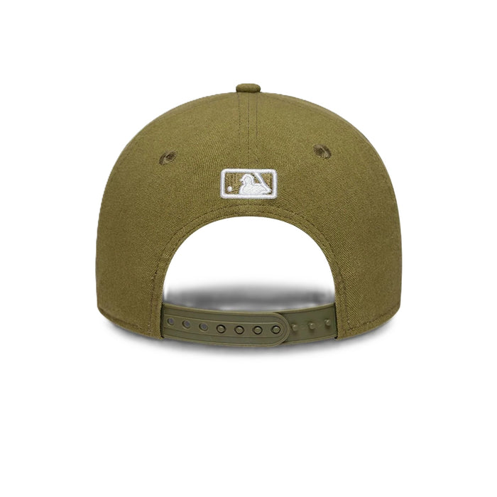 NEW ERA cappello los angeles verde 60856290 LINEN-OLIVE/WHT