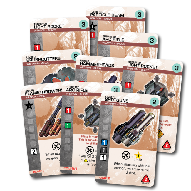 Car Wars Linked Weapons