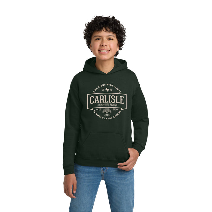 Carlisle Family Reunion Hooded Sweatshirt- Youth and Adult Sizes