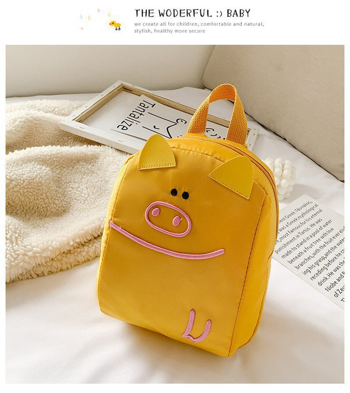 Cartoon Shoulder Nylon Cloth Children's Leisure School Bag 🇨🇳