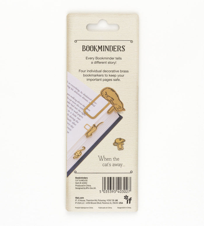 'Cat & Mouse' brass effect page markers