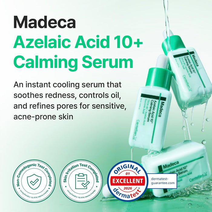 Centellian24 Madeca Azelaic Acid 10* Calming Serum 30ml سيروم سنتيليان 24 ماديكا أزيليك أسيد 10* المهدئ - Princess Cosmetics Qatar
