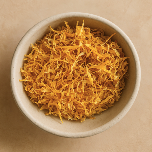Certified Organic Calendula Flowers - Dried Botanical - ACO Cert. No. 14153