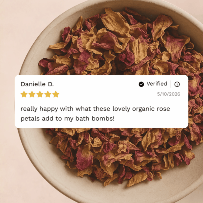 Customer reviews and testimonials for Organic Dried Pink Rose Petals from Craft 360