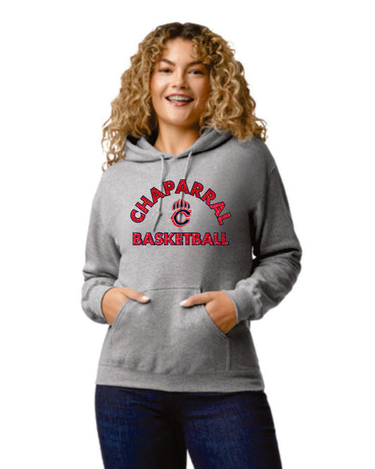 Chap Basketball Hooded Sweatshirt- 4 Designs- Matte and Glitter