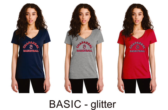 Chap Basketball Legacy Tee- Matte or Glitter- 4 Designs