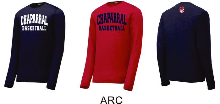 Chap Basketball Sport-Tek Unisex Long Sleeve Tee - 4 designs
