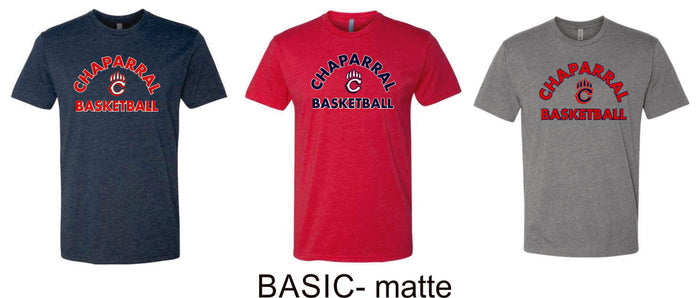 Chap Basketball Unisex Cotton Blend Tee- 4 Designs