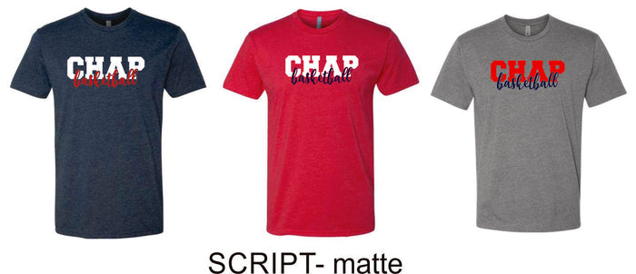 Chap Basketball Unisex Cotton Blend Tee- 4 Designs