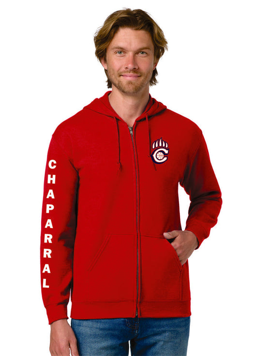 Chap Basketball Zip Up Hoodie- Matte or Glitter
