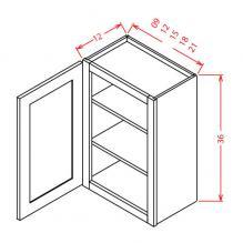 36″ Charleston Saddle Wall Cabinet – RTA Direct