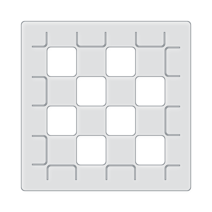 Chess Board Acrylic Router Template