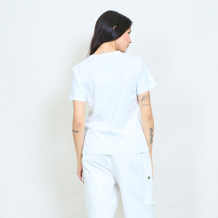 Chic cat cocktail graphic cotton t-shirt wholesale