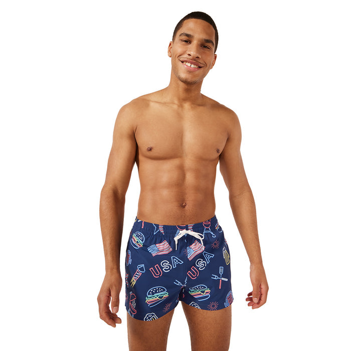 Chubbies Men's Patriotic Lights Swim Trunks - 4" Inseam
