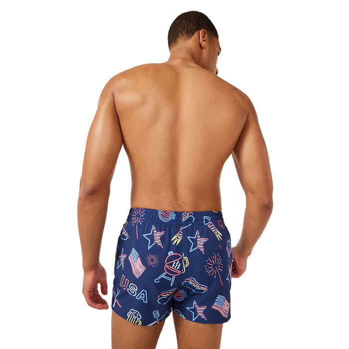Chubbies Men's Patriotic Lights Swim Trunks - 4" Inseam