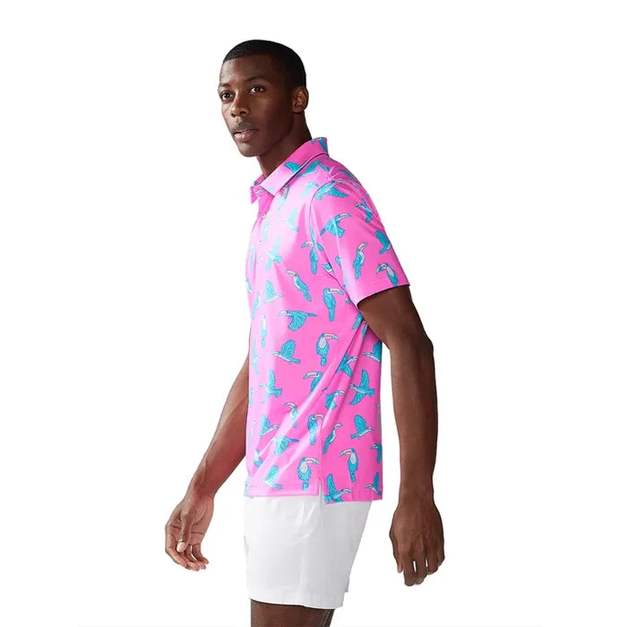 Chubbies Men's The Toucan Do It Performance Polo
