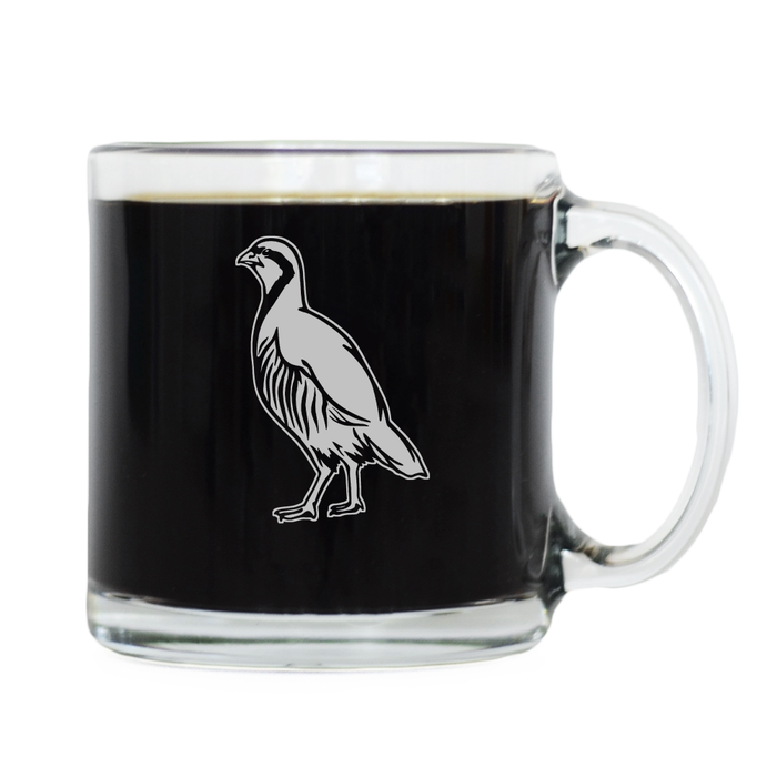 Chukar Glass Coffee Mug