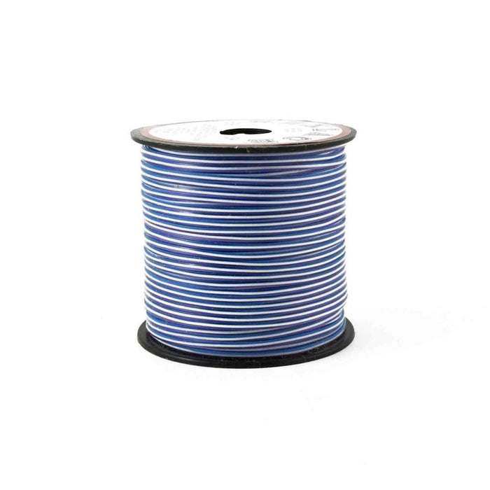 Clear Blue, White, Clear Purple Combination Plastic Craft Lace Lanyard Gimp String Bulk 100 Yard Roll - artcovecrafts.com