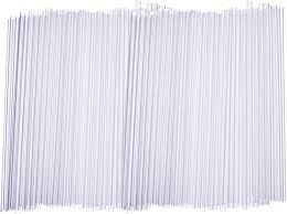 CLEAR SIP STRAW 5.25 INCH (1,0 00/BOX) (10,000/CASE)
