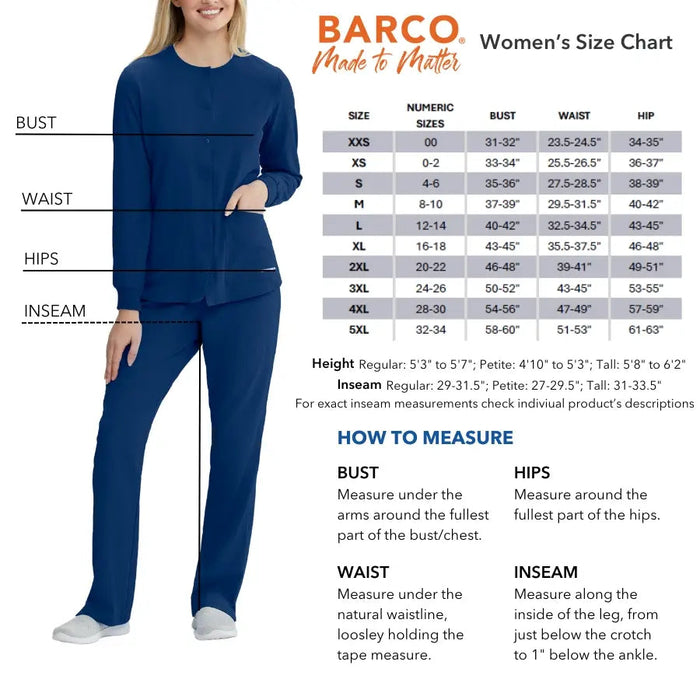 Clearance Barco One V-Neck Princess Scrub Top